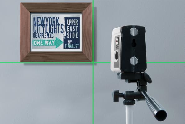 KAPRO Prolaser 862G Selvnivellerende krydslinjelaser (Grøn farve)